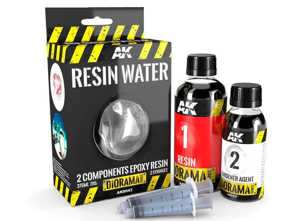 AK Interactive Resin Water 2 Part Epoxy 375ml