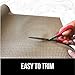 Gorilla Grip powerGRIP Drawer Shelf and Cabinet Liner, Thick Strong Hold, Non-Adhesive Liners Protect Kitchen Cabinets and Cupboard, Bathroom Drawers, Easy Install, Breathable Mat, 20