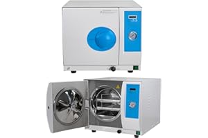 BoNew-Oral Autoclave 18L Portable High Temperature High Pressure Steam Stainless Steel Table Top Autoclave Digital Display Au