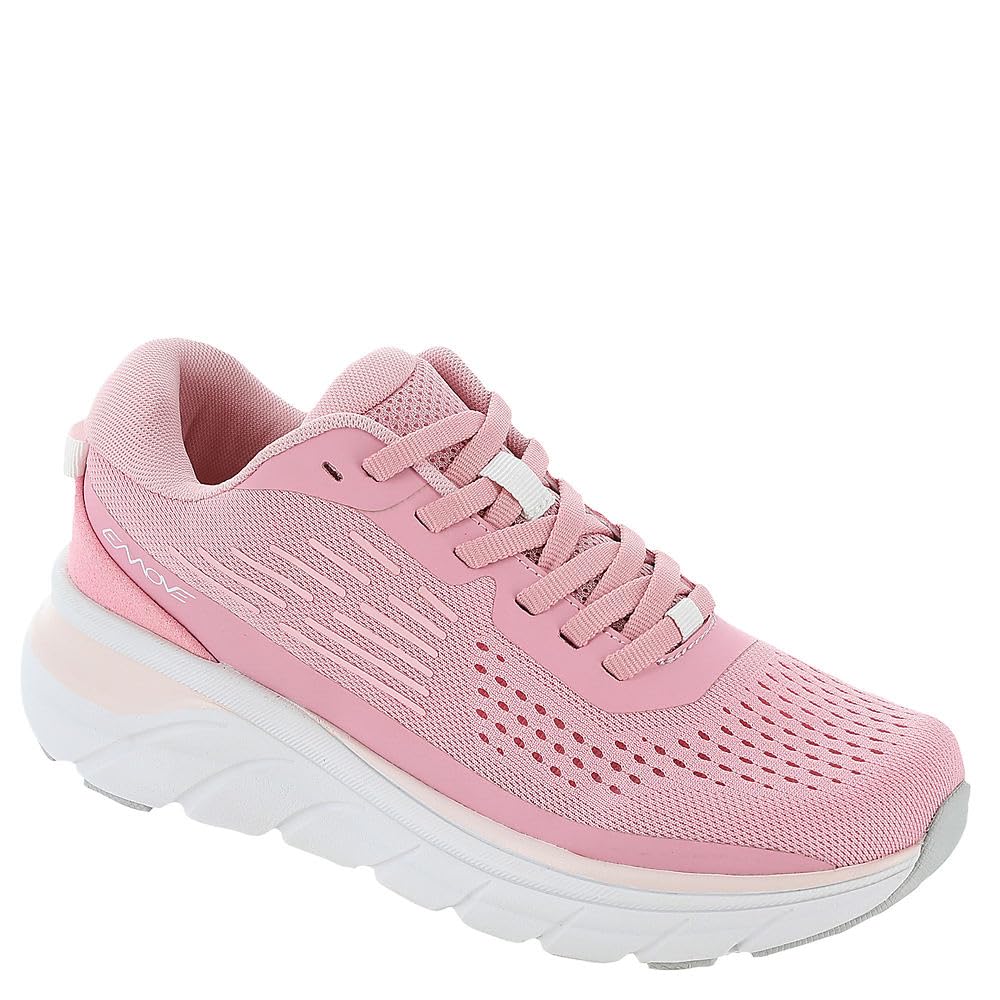 Easy Spirit Women’s Mel13 Sneaker, Light Pink, 12 Wide