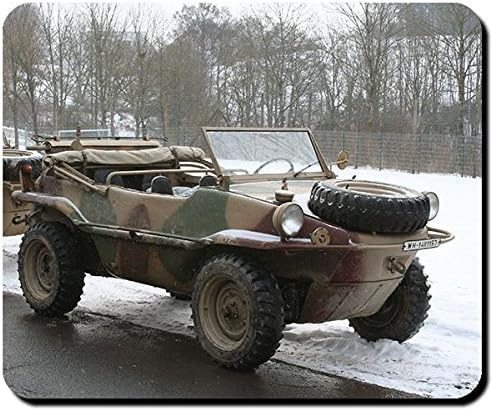 Typ 166 Schwimmwagen Wk 2 Oldtimer Militar Kubelwagen Gelandewagen Allradantrieb Foto Mauspad Mousepad Computer Laptop Pc 9178 Amazon De Kuche Haushalt