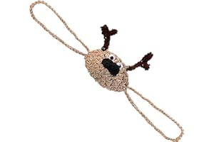 Shakven Nose Scarf Christmas Theme, Soft Comfort Nose Cover, Protector Crochet Festive Cute Warmer for Air Conditioning