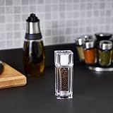 Cole & Mason Cube Clear Salt Shaker and Pepper Mill Duo view 4