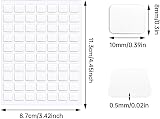 JANYUN 140 Pcs Double Sided Sticky Dots 8x10 mm Clear Removable Putty view 2