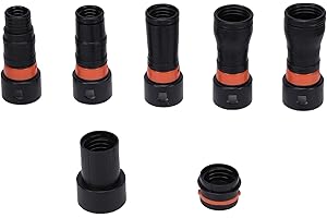 LICAEVEY Dust Collection Adapter Set 7 Pieces, Universal Vacuum Hose Connectors for Most Shop Vacuums and Power Tool, Ideal f