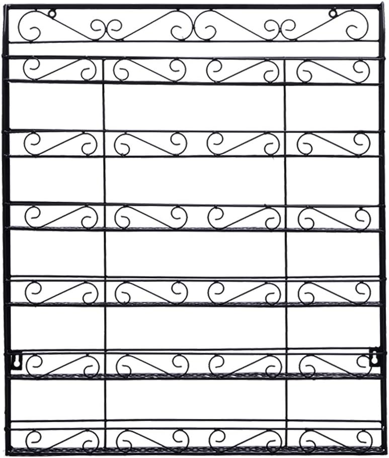 Byya 6 Tier Nail Polish Wall Rack Organizer Holds Up to 108 Bottles Polish bottles, Essential Oil Organizer, Unbreakable Nail Polish Wall Rack -Shelf Storage Organizer Wall Mount