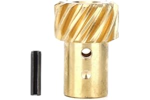 Gorgeri Distributor Drive Gear,Roller Cam Distributor Gear Fit for 262-454 with 0.491 Diameter Shaft Size