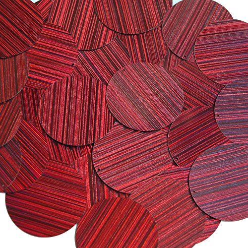 Red Wine Burgundy Sequin Round 1.5 inch City Lights Reflective Couture Loose Paillettes Made in USA.