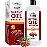 Batana Oil Shampoo – Natural Hair Growth Shampoo for Thinning Hair & Hair Loss – Thickening, Volumizing, & Strengthening Formula to Nourish Dry, Brittle Hair – Botana Oil for Men & Women, Made in USA