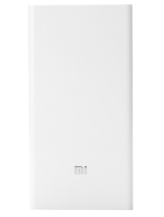Power Bank Xiaomi 20000 mAh Tragbar Ladegerät Weiß für Smartphone Tablet etc..