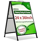 VAIIGO A Frame Sidewalk Sign 24 x 36 Inch