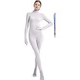 Full Bodysuit Include Zipper Helper Womens Costume Without Hood Spandex Zentai Unitard Body Suit