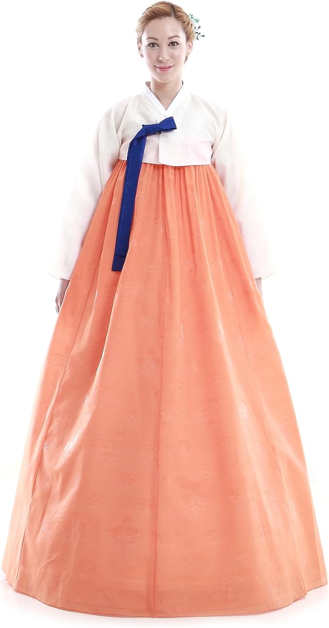 orange one piece dress