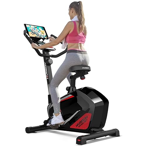 Magnetic Upright Exercise Bike Stationary Indoor Cycling Bike with