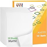 QYH Premium Printable Vinyl Sticker Paper - 50