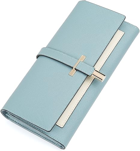 light blue clutch purse