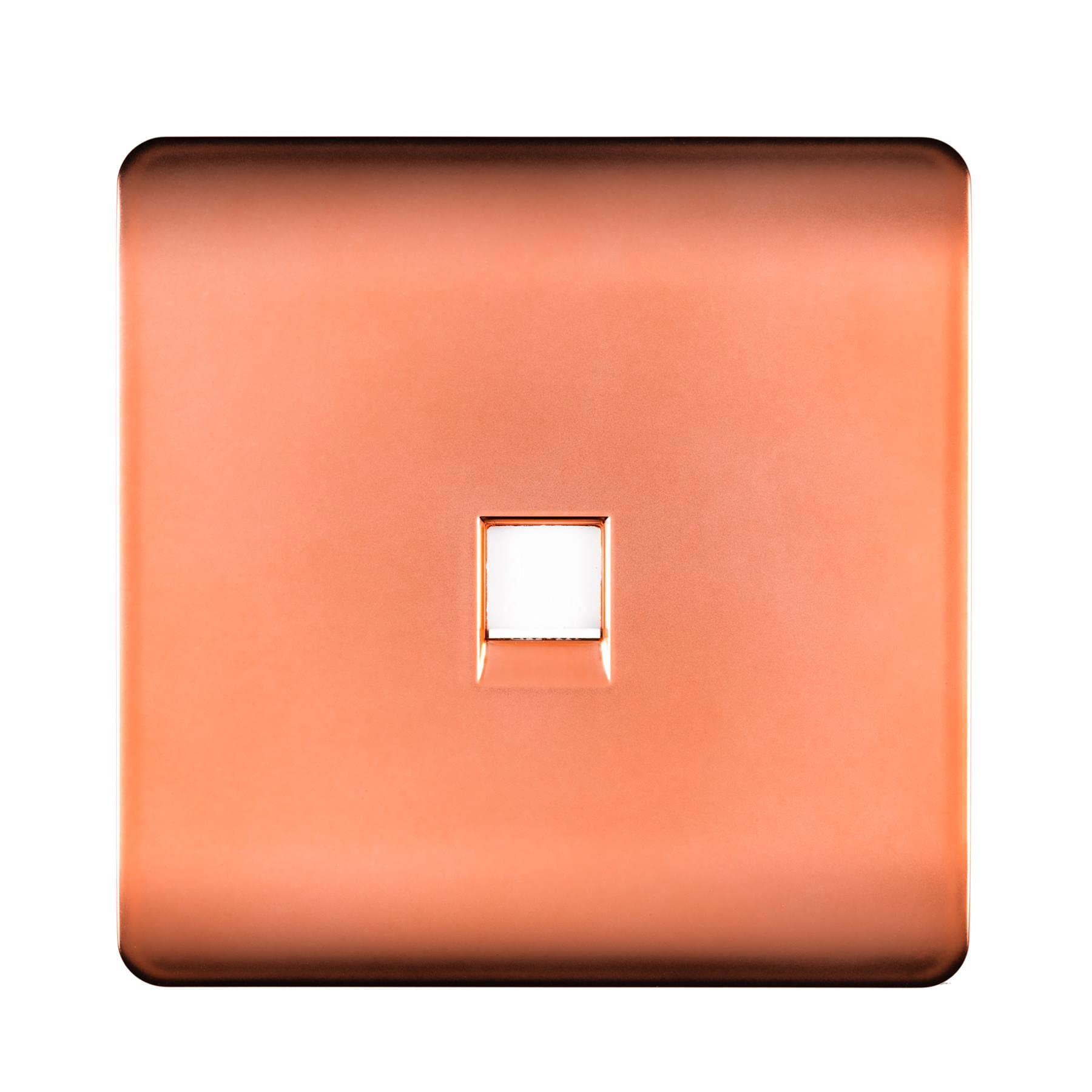 Trendi Artistic Modern Telephone Socket in Copper
