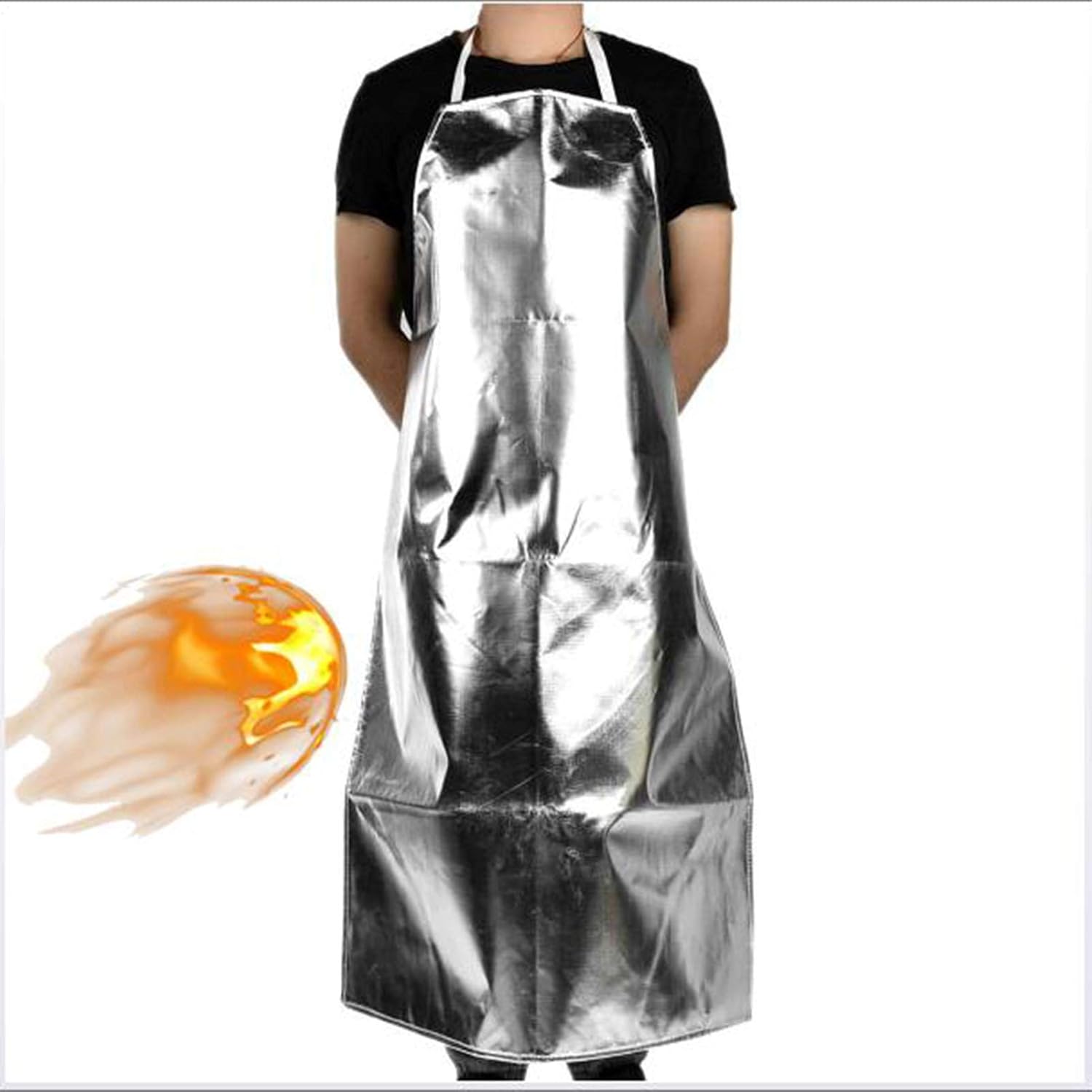 Welding Apron, Antiheat Radiation 1000 Degrees Aluminum Foil Heat