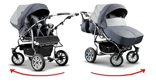 mikado twin pram