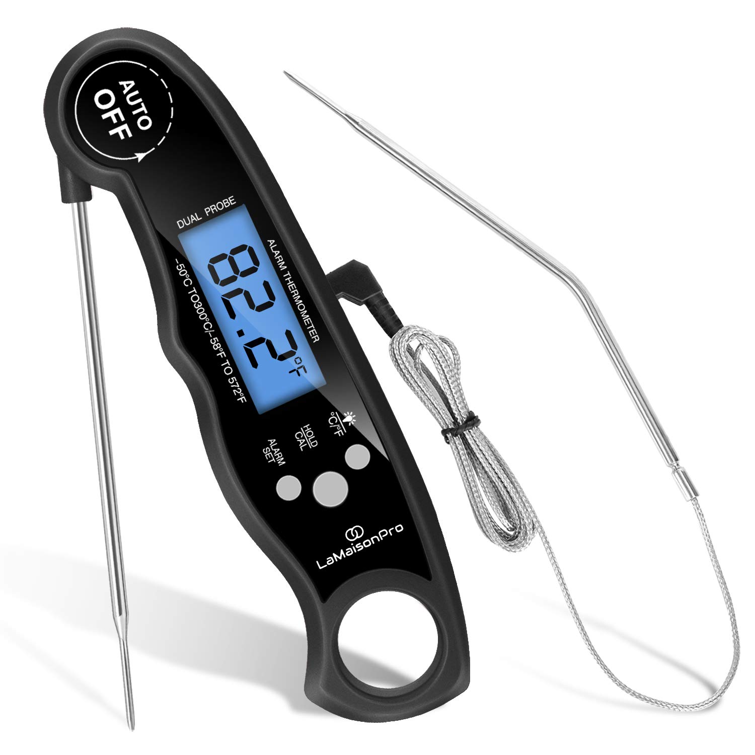 Digital Meat Thermometers for Cooking, Food Thermometer, Dual Probe