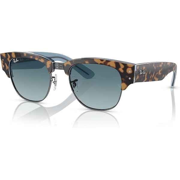 Amazon.com: Ray-Ban MEGA CLUBMASTER RB0316S HAVANA ON BLU ON  display picture 1