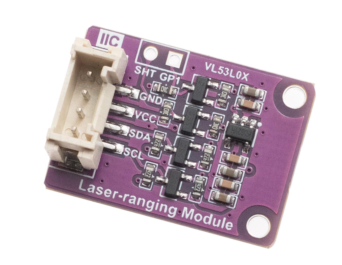 SEENGREAT VL53L0X Laser Time-of-Flight Distance Sensor for Raspberry Pi Models Adui STM32 ToF Ranging Sensor I2C Interface 3.3V/5V Working Level Accurate Ranging Up to 2 m