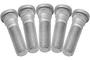 Mysttoo 5PCS M12x1.25 Wheel Stud Lug Bolt Compatible with Infiniti FX35 G20 I30 Q45 Q50 Q60 QX60 QX70 Nissan 370Z Cube Frontier GT-R Quest Leaf Murano Maxima Stanza NV200 Rogue Titan
