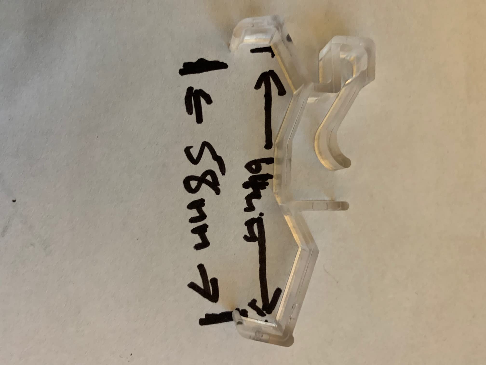 CUSTOM PLUS Pack of 3 50mm Slat Venetian Blind Valance Clips - Fits 63mm Wide Pelmet