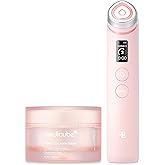 medicube Plump Up the Glow Device Duo: Booster Pro Pink and Triple Collagen Cream | For Firmer-Looking, Plumper Looking Skin | Hydrating but Lightweight Moisturizer | Korean Skincare