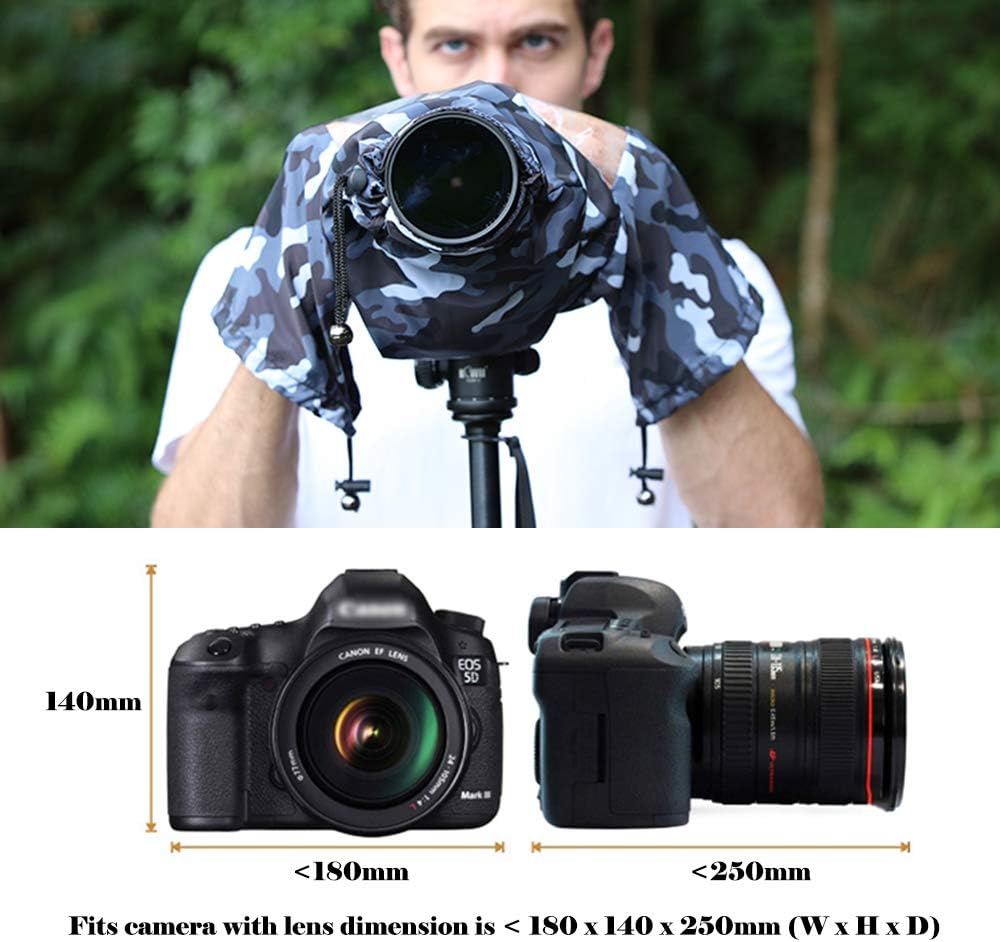 JJC Waterproof Camera Rain Cover for Nikon Sony DSLR & SLR Camera - Image 5