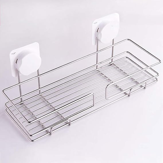 ZZTX Carrito de Ducha de Esquina de succión Rectangular de 1 Nivel