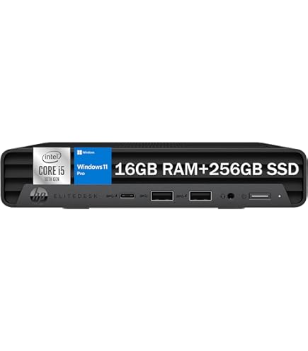 Amazon.com: HP EliteDesk 800 G6 Mini PC Desktop Computer, Six-Core