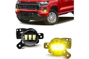 VGETTING LED Fog Lights For Chevrolet Colorado 2023 2024 2025 Three Lenses Fog Lamp Fit For Silverado 2500HD Trailblazer GMC 