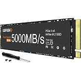 Lufasnd 1TB M.2 NVMe SSD 2280 PCIe Gen4 x4, Up to 5000MB/s, 3D NAND Flash Internal Solid State Drive, Ultra-Fast Gaming Storage Upgrade for Gaming PC, Laptop &amp; Desktop, PS5 Compatible