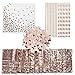 Elegant Occasions Rose Gold Party Supplies - Curated Event Decor Set with Sequin Table Runner, 100x Eco-Friendly Rose Gold Straws, Rose Gold Confetti Decorations and 50x Disposable Rose Gold Napkins