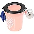 PAHTTO Bucket Toilet Seat, Portable Toilet Seat for 5 Gal Buckets, Camping Toilet Seat, Snap-on Toilet Seat for Outdoor, Camping, Hiking, Emergency, Car, Boat, RV Travel