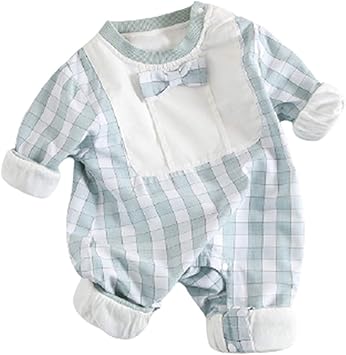 Amazon Co Jp ベビーワンピースロンパースユニセックス新生児外出ガールボーイ春と秋幼児キッズボディスーツ長袖ジャンプスーツ綿服0 3ヶ月服装 スポーツ アウトドア