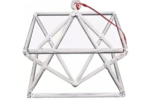 Clear Quartz Crystal Singing Mokaba Merkaba Quartz Crystal Singing Pyramid Chakra Optically For Healing Meditation, Sound Hea