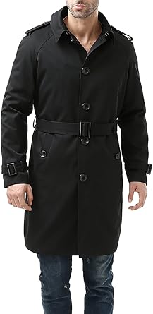 waterproof trench coat mens
