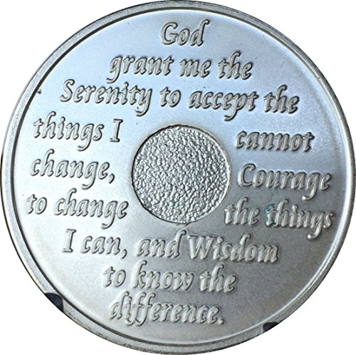 9 Year AA Medallion Camo Silver Plated Camouflage Color Chip