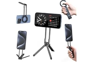 ULANZI MA30 Magnetic Phone Tripod Stand for iPhone - Aluminium Maglock Smartphone Mini Tripod Pocket Cell Phone Stand Strong 