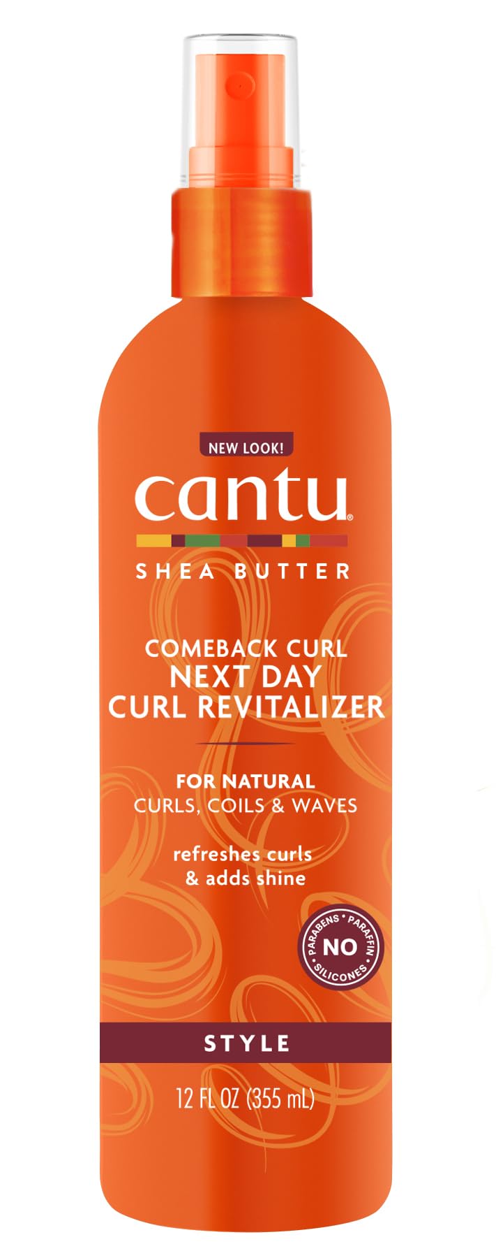 Cantu Natural Hair Comeback Curl Revitalizer 12oz Pump (2 Pack)
