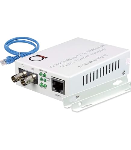 Amazon.com: Multimode LC 850 nm Gigabit Fiber Media Converter