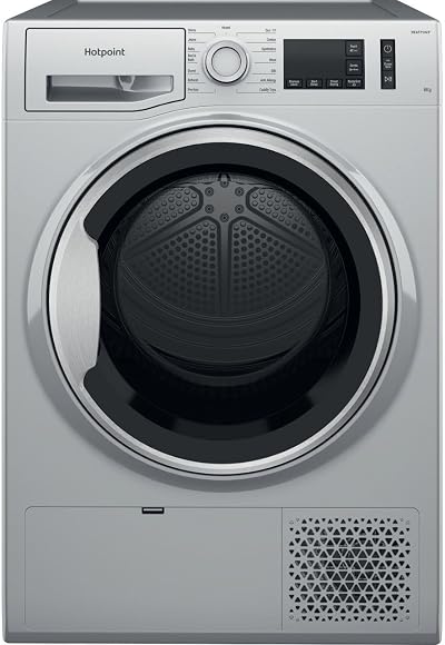Hotpoint Crease Care 8kg Heat Pump Tumble Dryer Silver