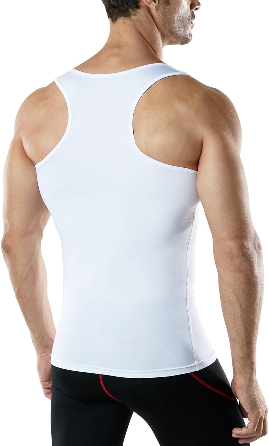 ATHLIO 3 Pack Men's Cool Dry Compression Sleeveless Tank Top, Sports Running Basketball Workout Base Layer: Clothing