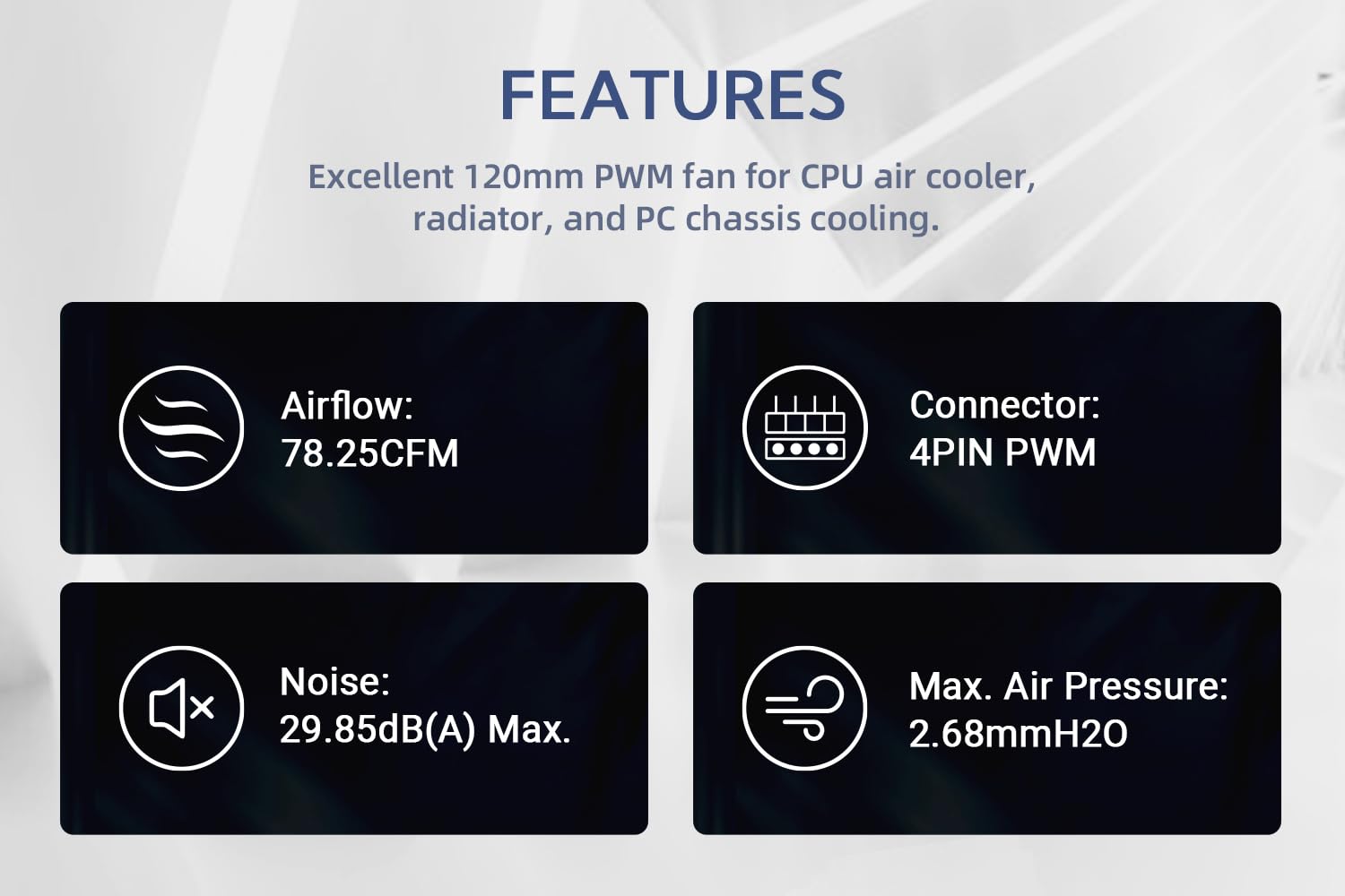 Mua ID-COOLING AF-125-K TRIO 120mm Case Fans 3 Pack FDB PC Fans Daisy ...