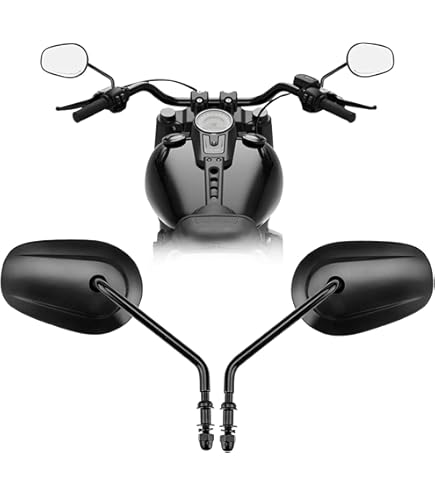 Amazon.com: Paul Yaffe's Bagger Nation PMP-C Chrome Power Mirror