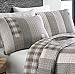 Eddie Bauer - Twin Quilt Set, Cotton Reversible Bedding with Matching Sham, Home Decor for All Seasons (Fairview Grey, Twin)