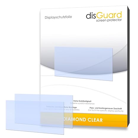 2 x disGuard® Displayschutzfolie Becker Revo. 2 Schutzfolie Folie 'DiamondClear' unsichtbar