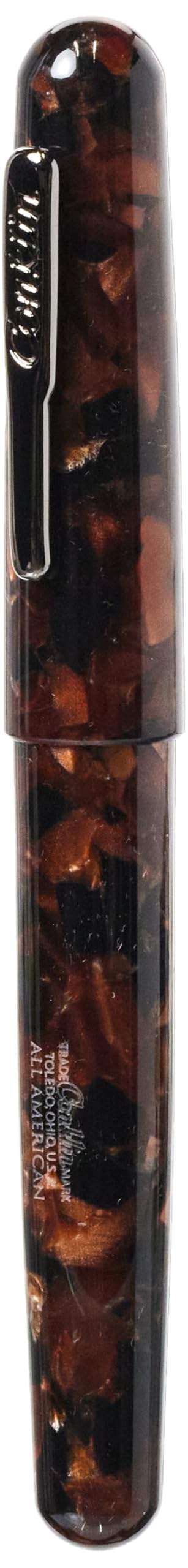 Conklin CK71452 Medium"All American" Nib Fountain Pen - Brownstone